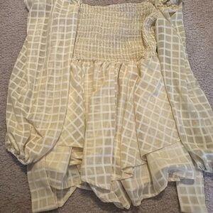 Fashion nova off the shoulder yellow dress